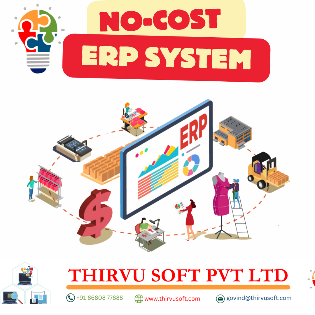 Experience No-Cost ERP System Using ERPNext: ThirvuSoft’s Gift to SMEs - Cover Image